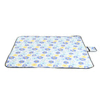 Extra Large Cotton Padded Picnic Blanket Waterproof, (2 x 2m) - Flower_8477846