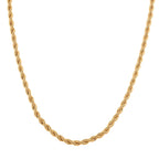 Close Out Deal- Chunky Rope  Necklace (Size - 30) in Yellow Gold Tone_8477848