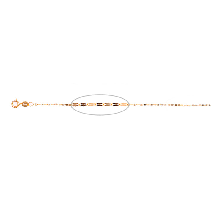 Surabaya Gold Deal  - 9K Yellow Gold Chain (Size - 18) with Spring Ring Clasp 8477966 1