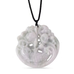 Natural White Jade Adjustable Carved Fish Necklace (Size - 28) 270.00 Ct._8478295