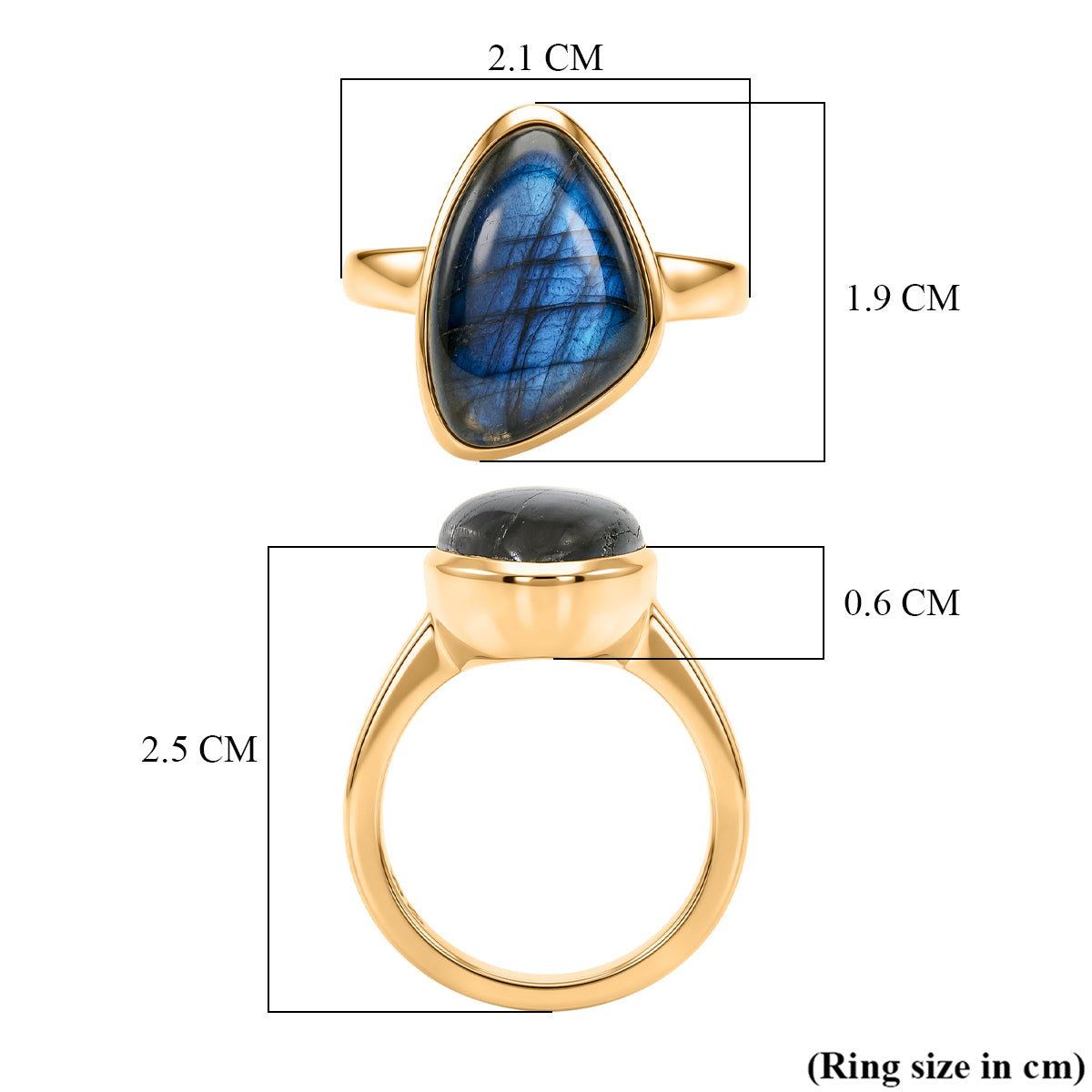 EverTrue Labradorite Ring 7.07 Ct. 8479456 5