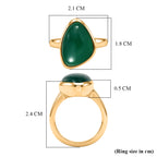 EverTrue Green Onyx Solitaire Ring in Yellow Gold Tone 6.94 Ct._8479479_5