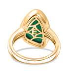 EverTrue Green Onyx Solitaire Ring in Yellow Gold Tone 6.94 Ct._8479480_4