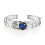 EverTrue Labradorite Cuff Bangle (Size - 7.5) 11.66 Ct._8479493