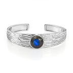EverTrue Labradorite Cuff Bangle (Size - 7.5) 11.66 Ct._8479493