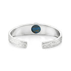Blue Turquoise Cuff Bangle (Size - 7.5) 9.58 Ct._8479504_4