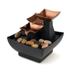 Tiered Bowls Gentle Cascade Step Down Water Flow Fountain Tabletop Ornament (Size 12x13x12 cm)_8479751_1