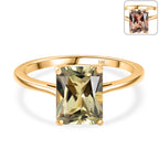 14K Yellow Gold AAAA Turkizite Solitaire Ring 3.09 Cts_8479776