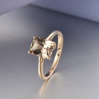 14K Yellow Gold AAAA Turkizite Solitaire Ring 3.09 Cts_8479776_2