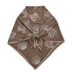 La Marey Embroidered Large Scarf (One Size) - Brown_8480119_6