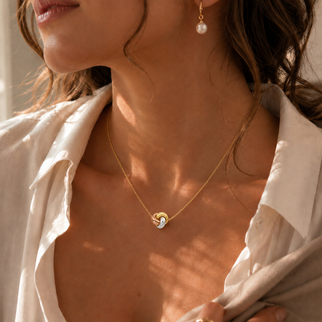 - 9K Yellow Gold Necklace (Size - 18) with Spring Ring Clasp_8481088_5
