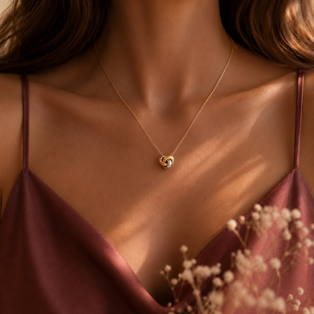 - 9K Yellow Gold Necklace (Size - 18) with Spring Ring Clasp_8481088_6