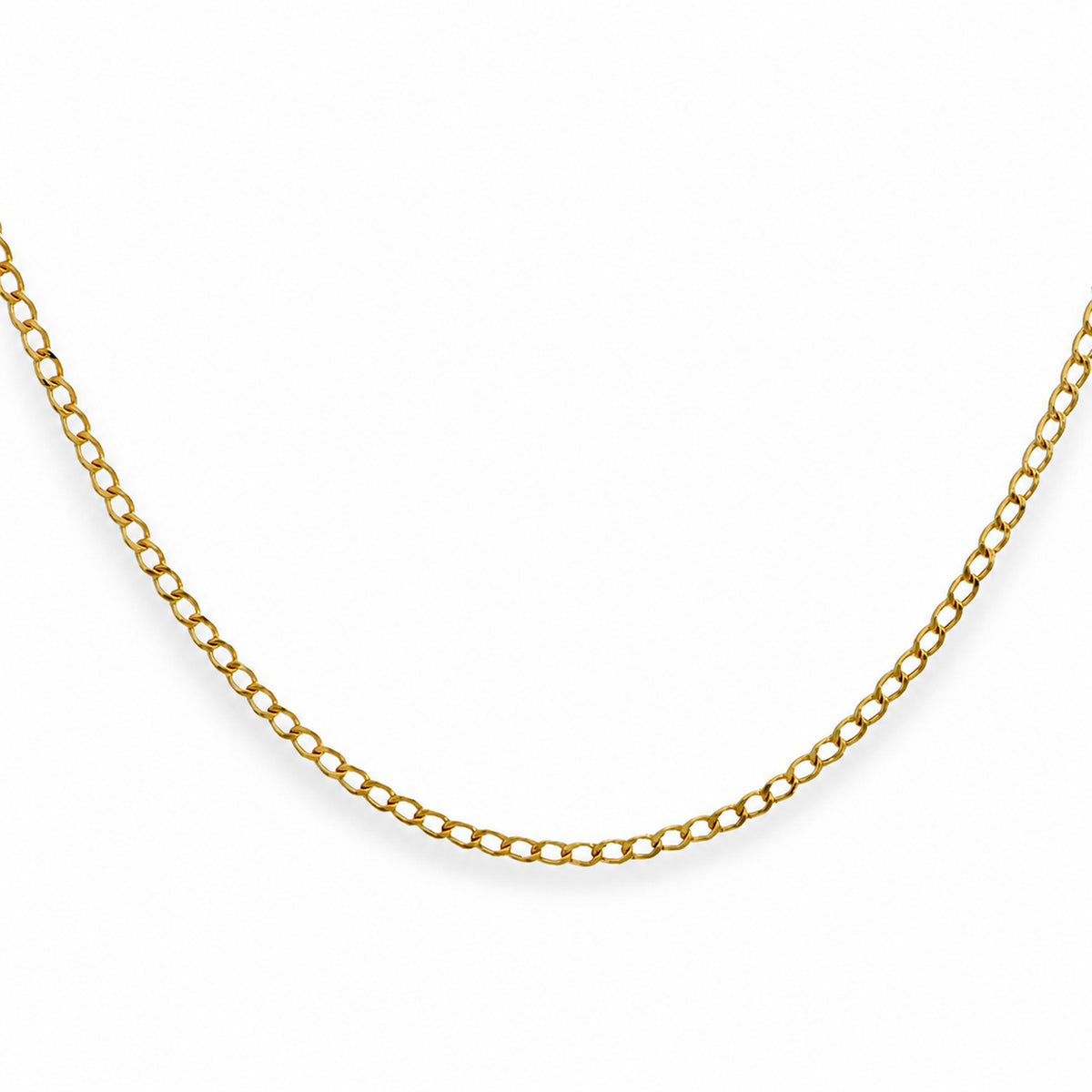 Maestro Collection - 9K Yellow Gold 2MM Necklace with Spring Ring Clasp 20 Inch 8481195 0