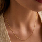Maestro Collection - 9K Yellow Gold Necklace (Size - 20) with Spring Ring Clasp. Gold Wt 2.01 Gms_8481195_2