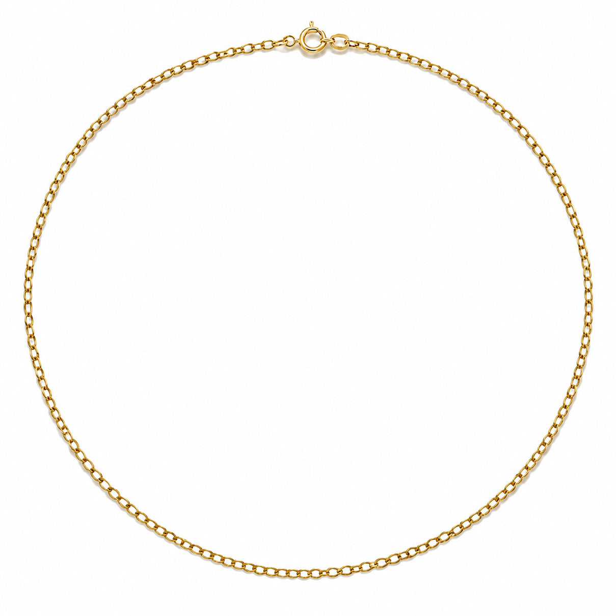 Maestro Collection - 9K Yellow Gold 2MM Necklace with Spring Ring Clasp 20 Inch V32533460 2