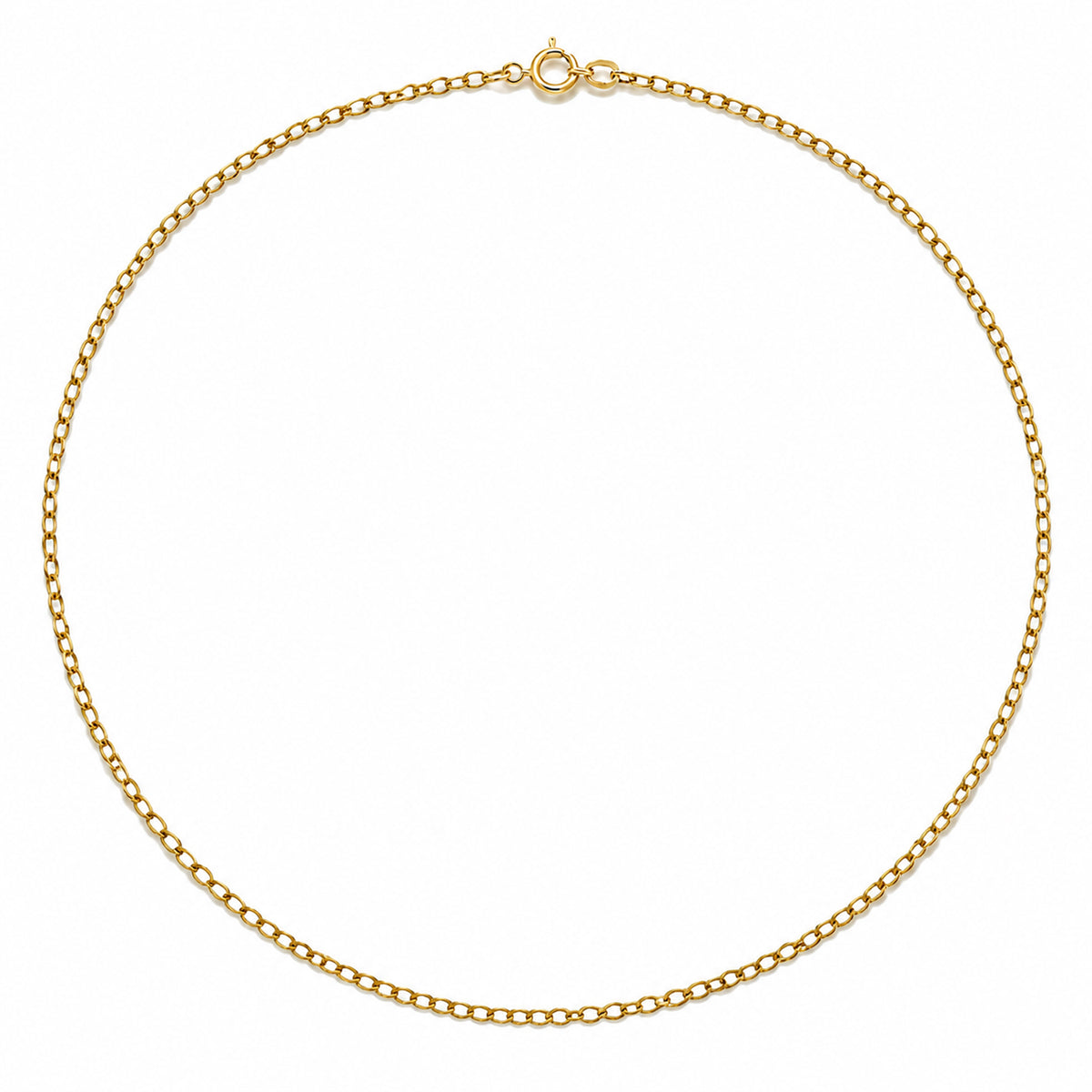 Maestro Collection - 9K Yellow Gold 2MM Necklace with Spring Ring Clasp 20 Inch V32533460 2