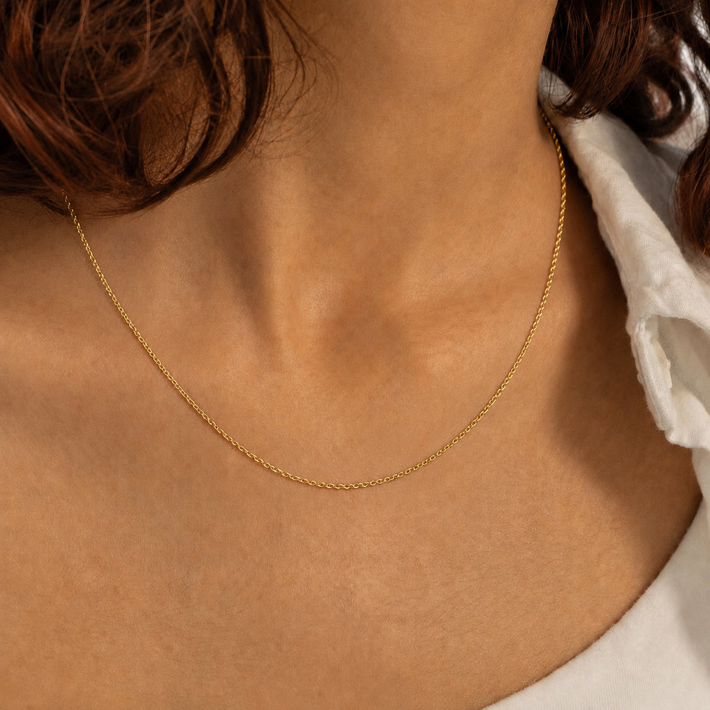 Maestro Collection - 9K Yellow Gold Necklace (Size - 20) with Spring Ring Clasp. Gold Wt 2.01 Gms_8481195_5