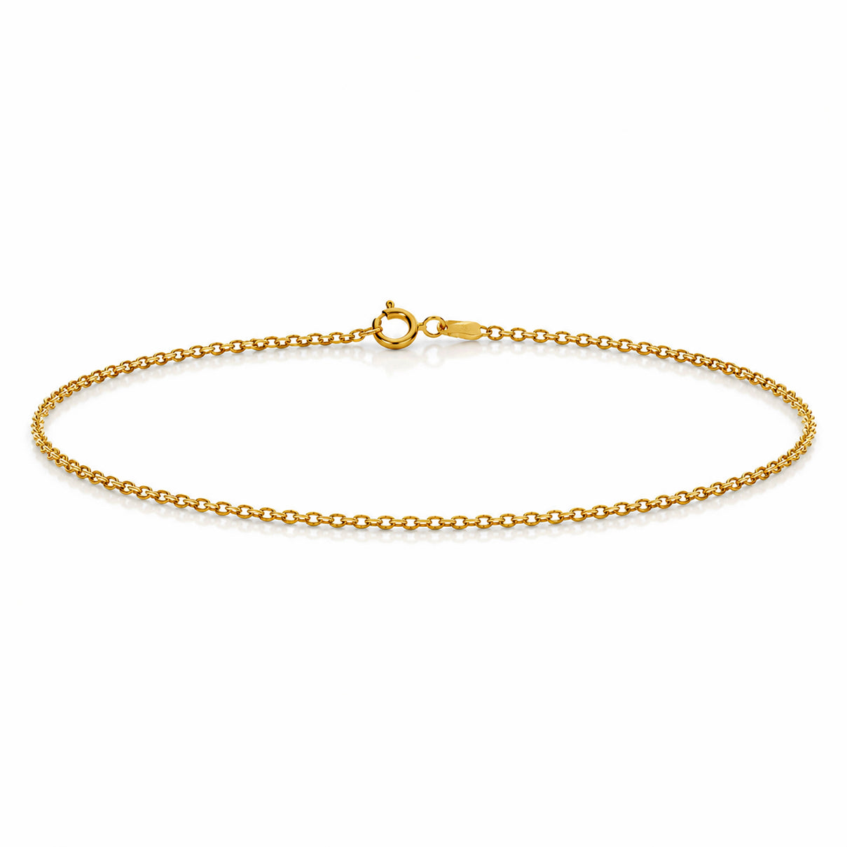Maestro Collection - 9K Yellow Gold Bracelet (Size - 7.5) with Spring Ring ClaspÂ  8481196 0
