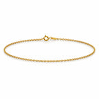 Maestro Collection - 9K Yellow Gold Bracelet (Size - 7.5) with Spring Ring Clasp_8481196