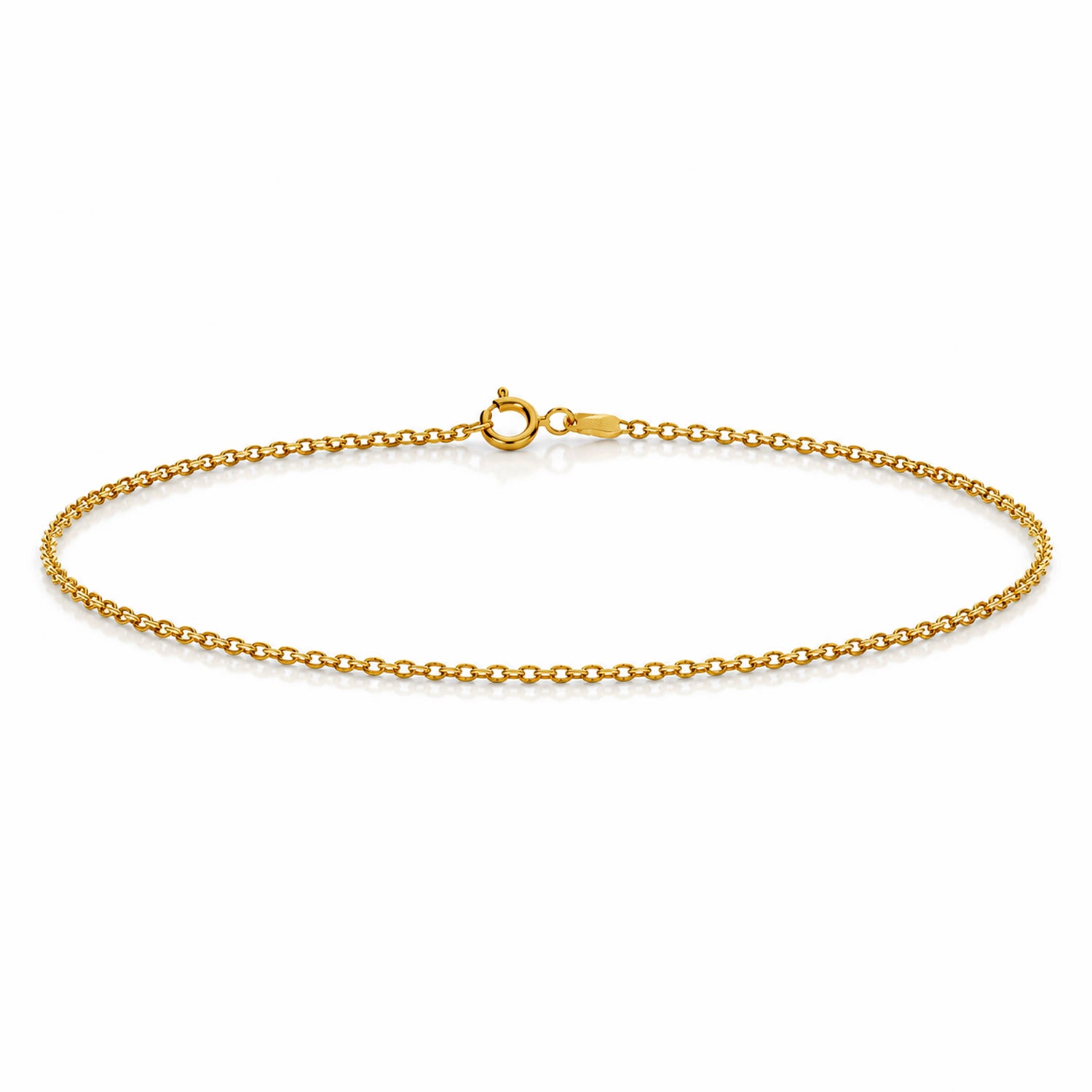 Maestro Collection - 9K Yellow Gold Bracelet (Size - 7.5) with Spring Ring ClaspÂ  8481196 0