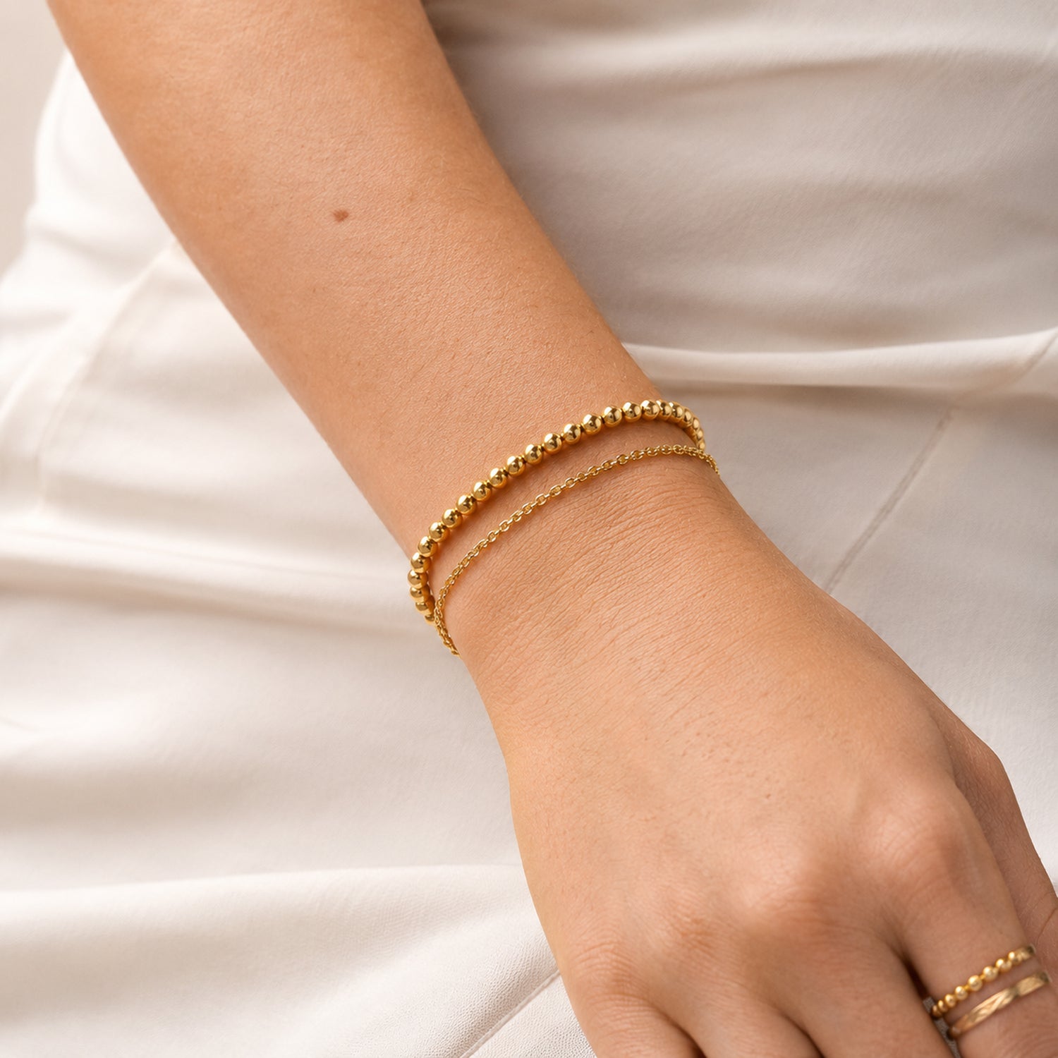 Maestro Collection - 9K Yellow Gold Bracelet (Size - 7.5) with Spring Ring ClaspÂ  8481196 2