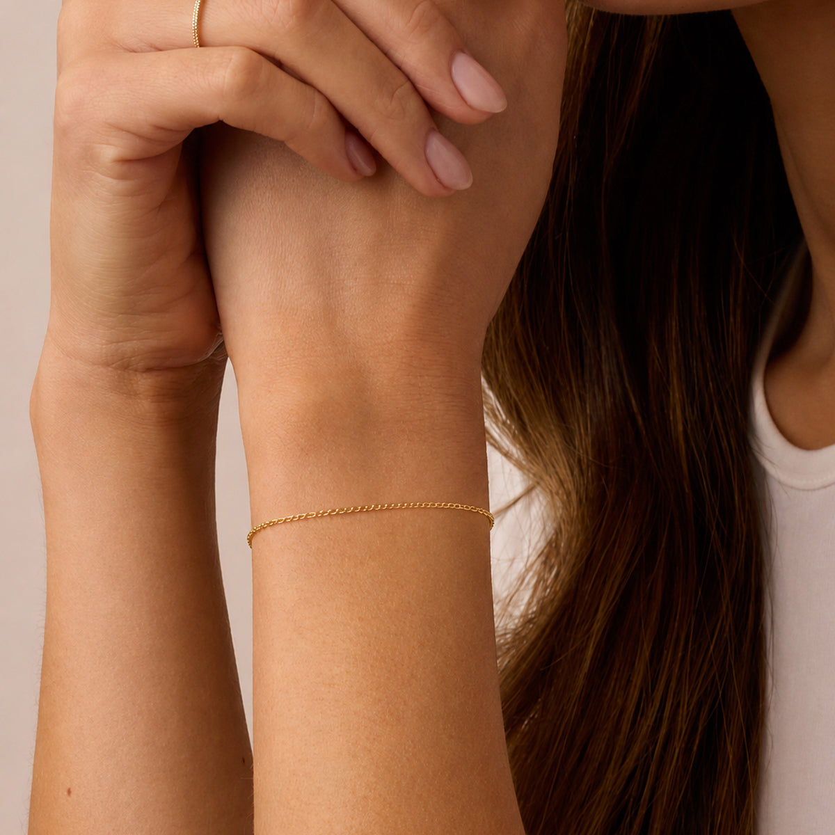 Maestro Collection - 9K Yellow Gold Bracelet (Size - 7.5) with Spring Ring ClaspÂ  8481196 6