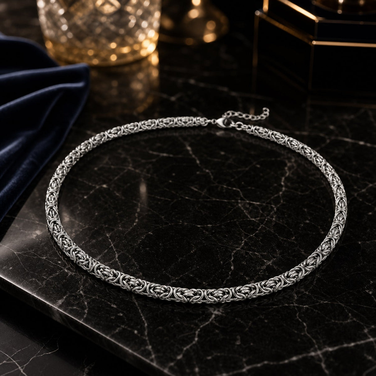 Byzantine Necklace (Size - 20) with Lobster Clasp V32363840 3