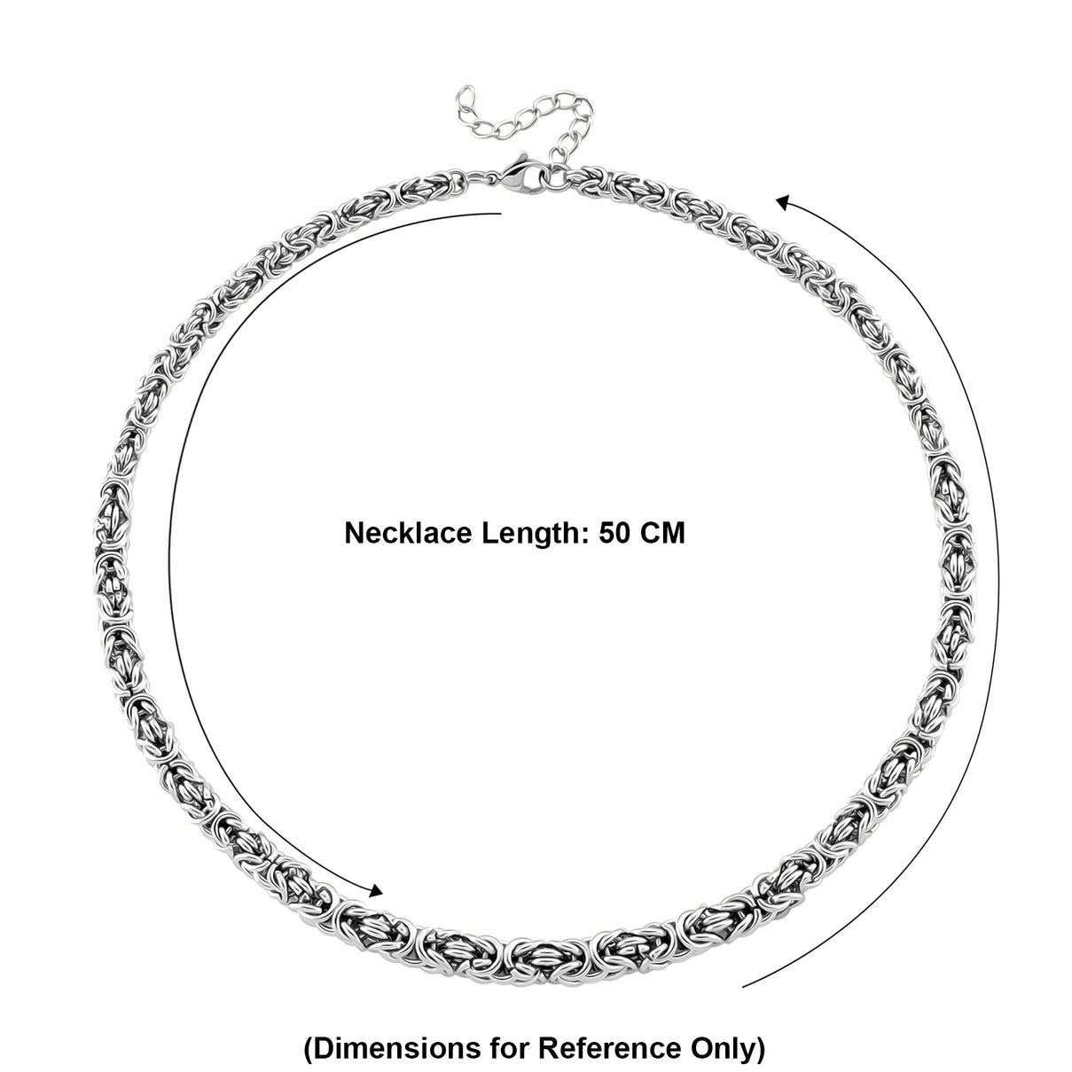 Byzantine Necklace (Size - 20) with Lobster Clasp V32526546 7