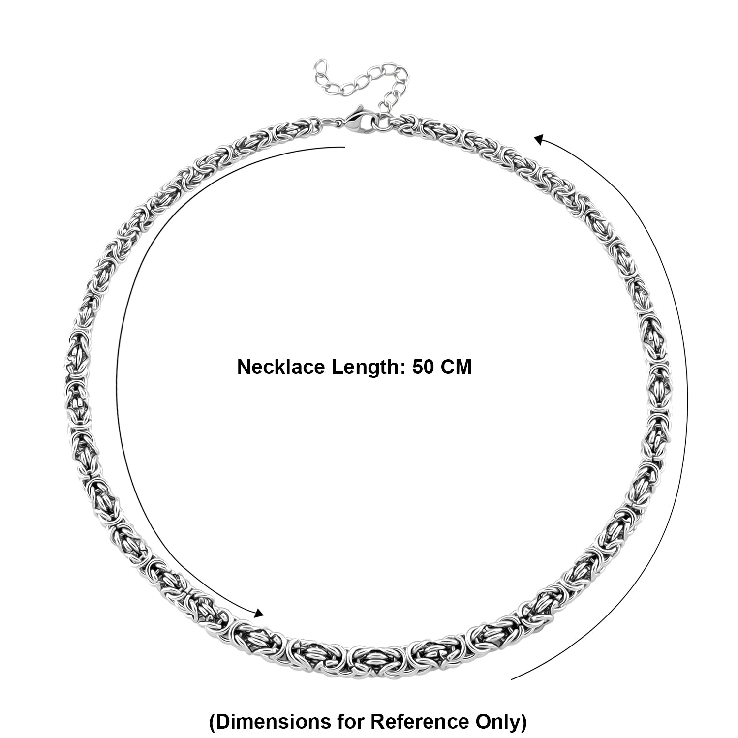 Byzantine Necklace (Size - 20) with Lobster Clasp V32360339 7