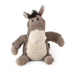 LIVMORE Decorative Plush Horse Door Stopper - Anti-Slam & Lockout Protection & Pinch-Free Safety (25x18x17 cm) - Brown_8481571