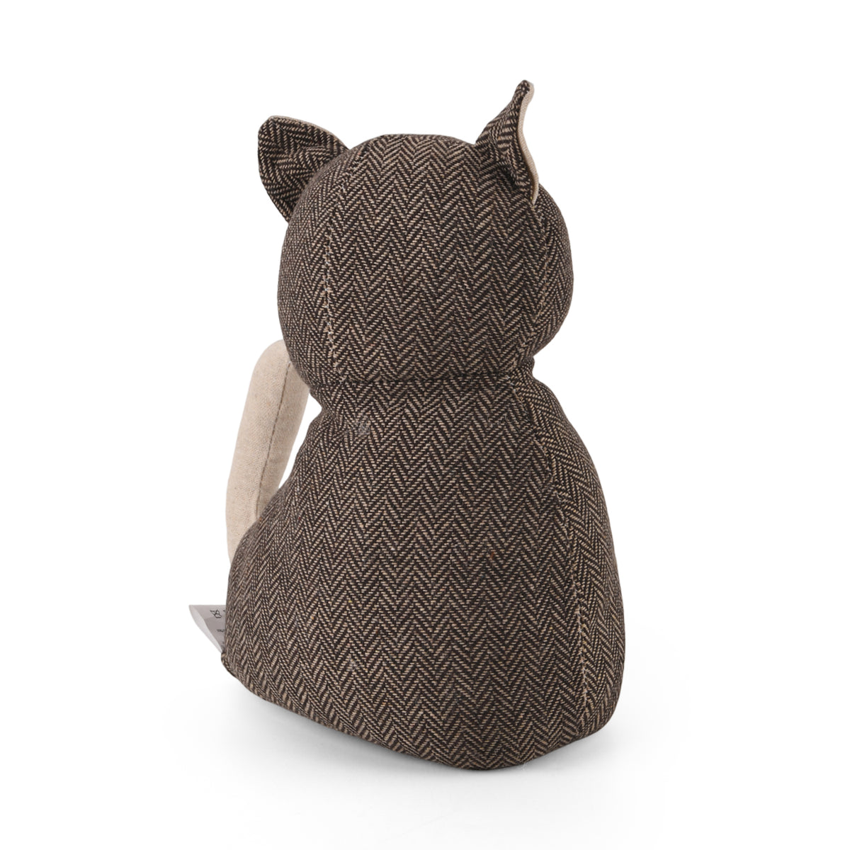 LIVMORE Decorative Plush Cat Door Stopper (15x10x 18 cm) - Grey V32519517 7