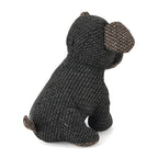 LIVMORE Decorative Plush Dog Door Stopper (22x18x19 cm) - Black_8481610_7