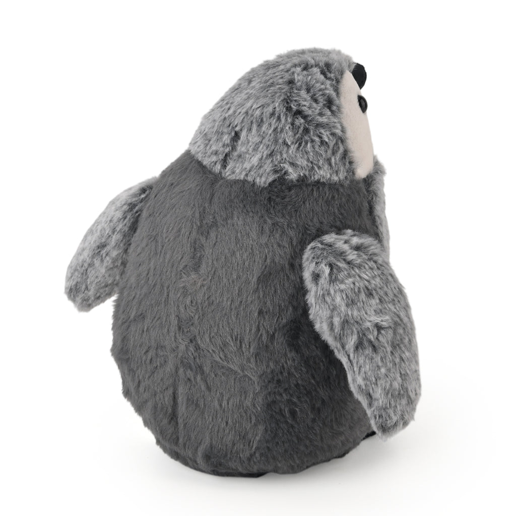 LIVMORE Decorative Plush Cat Door Stopper - Anti-Slam & Lockout Protection & Pinch-Free Safety (16x20x15 cm) - Grey_8481611_7