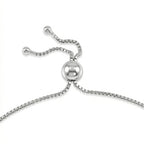 Natural White Diamond Tennis Adjustable Bracelet (Upto Size - 10.5)_8481716_4