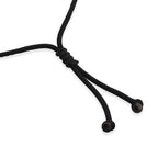 Natural Olmec Jade Adjustable Nine-Tailed Fox Carved Necklace with Cotton Thread (Size - 28) 80.00 Ct.