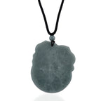 Natural Olmec Jade Adjustable Rabbit Carved Necklace (Size - 28) with Cotton Thread (Size - 28) 135.00 Ct._8482748_4