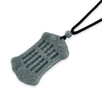 Natural Olmec Jade Adjustable Abacus Carved Necklace with Cotton Thread (Size - 28) 80.00 Ct._8482784_3