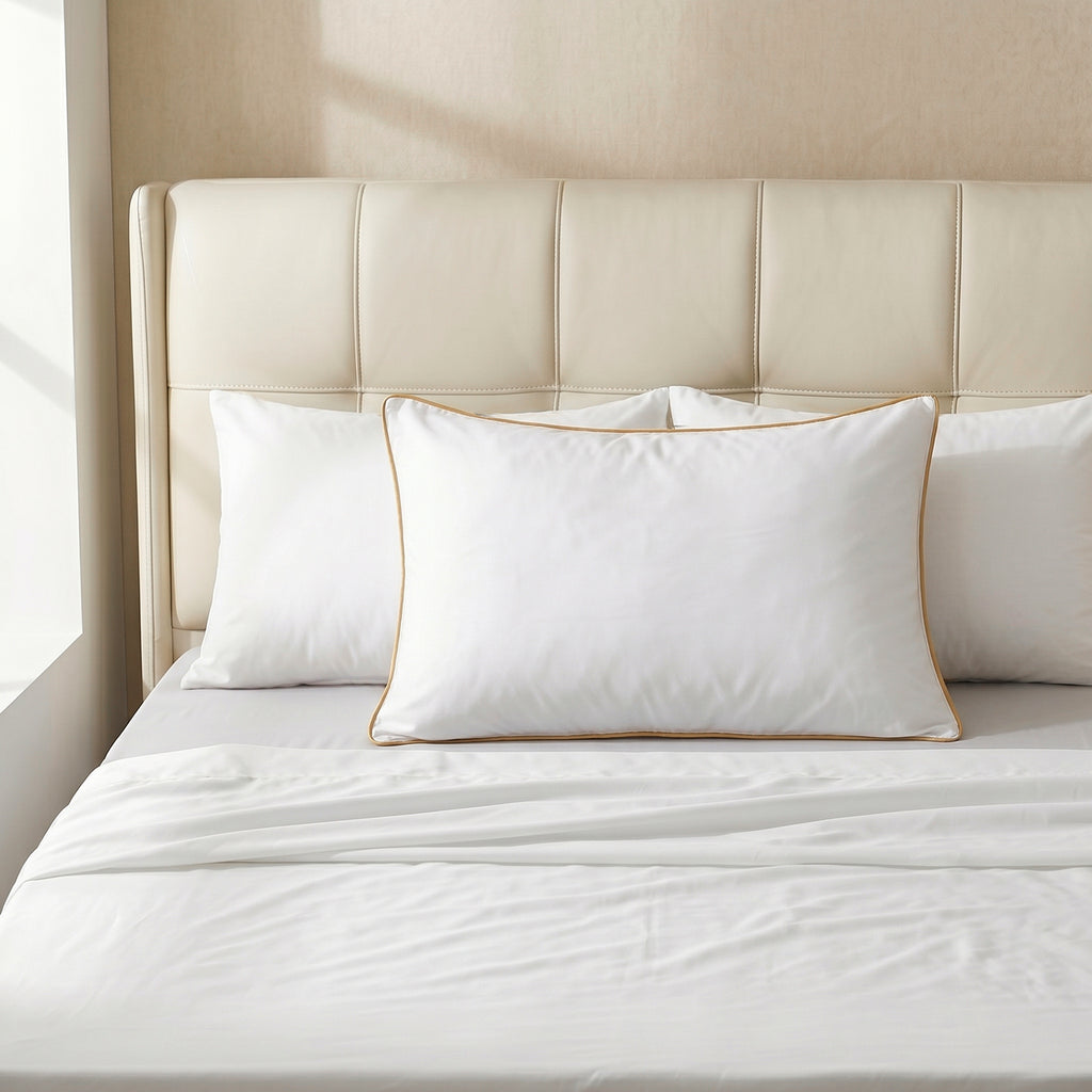 LIVMORE Patterned Pillow (Size 50x1 cm) - Gold_8483080_2