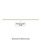 EverTrue - Natural White Diamond Linking Bracelet (Size - 7.5) with Lobster Clasp in Yellow_8484038_6