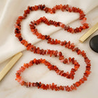 Carnelian Chips Necklace (Size - 32) 353.00 Ct._8484164_2