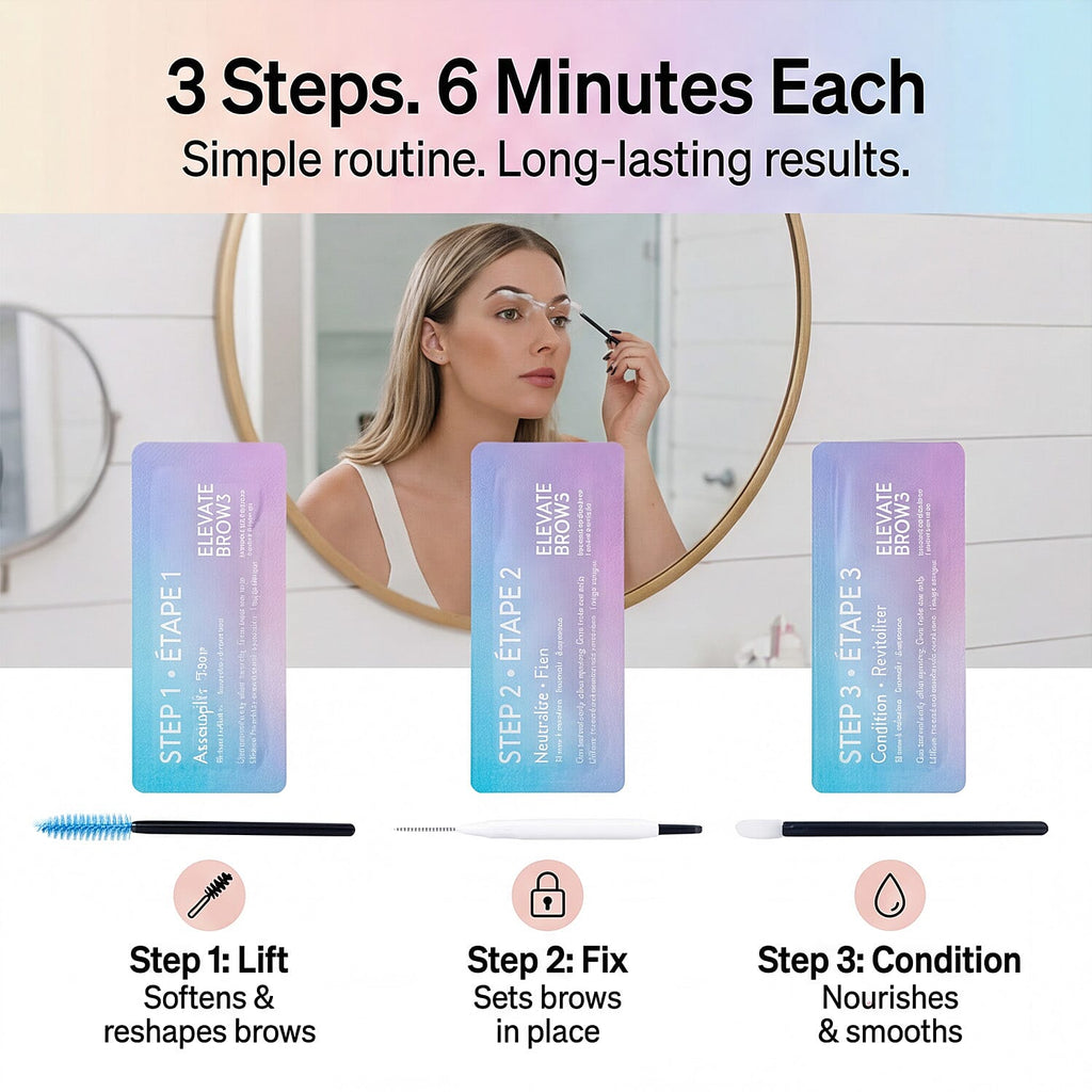 Elevate Brows - The Original DIY Brow Lamination Kit, Thio and Ammonia Free