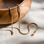 Royal Bali Collection -D'Joy 22K Vermeil Yellow Gold Plated Sterling Silver Padian Necklace (Size - 20) with Clasp_8484478_1