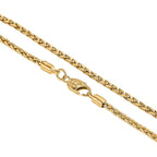 Royal Bali Collection -D'Joy 22K Vermeil Yellow Gold Plated Sterling Silver Padian Necklace (Size - 20) with Clasp_8484478_3