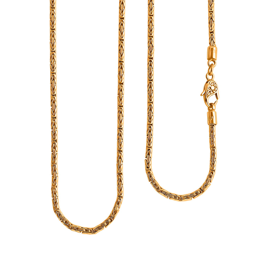 BIGGEST CLEARANCE BALI DEAL - D'Joy 22K Vermeil Yellow Gold Plated Sterling Silver Borobudur Necklace (Size - 20) with Lobster Clasp,_8484494