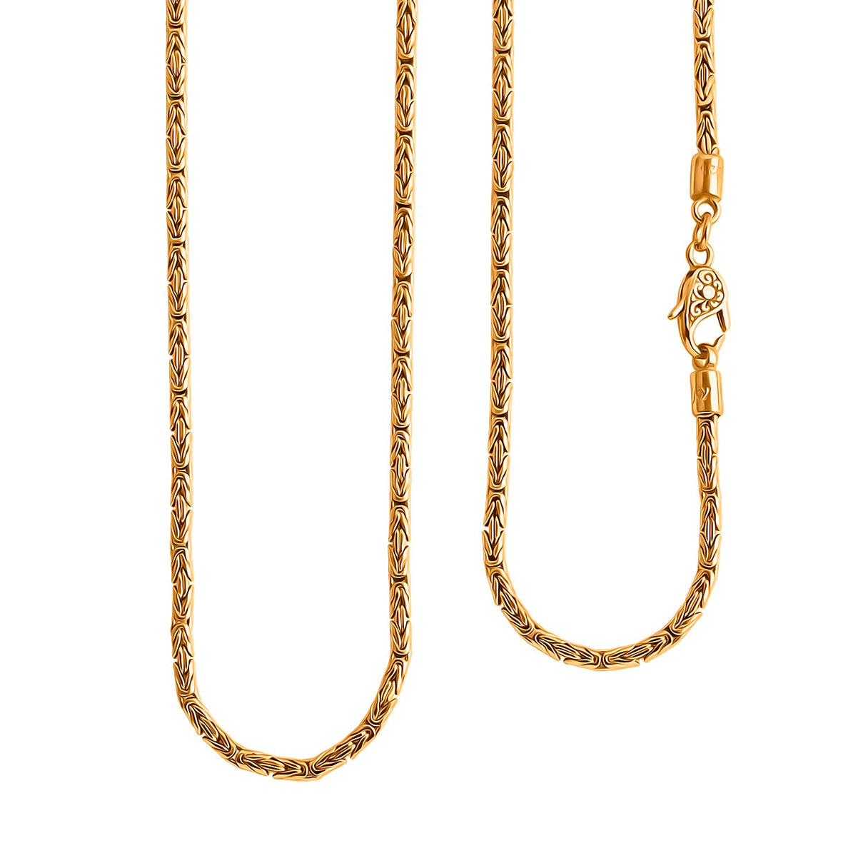 BIGGEST CLEARANCE BALI DEAL - D'Joy 22K Vermeil Yellow Gold Plated Sterling Silver Borobudur Necklace (Size - 20) with Lobster Clasp, 8484494 0
