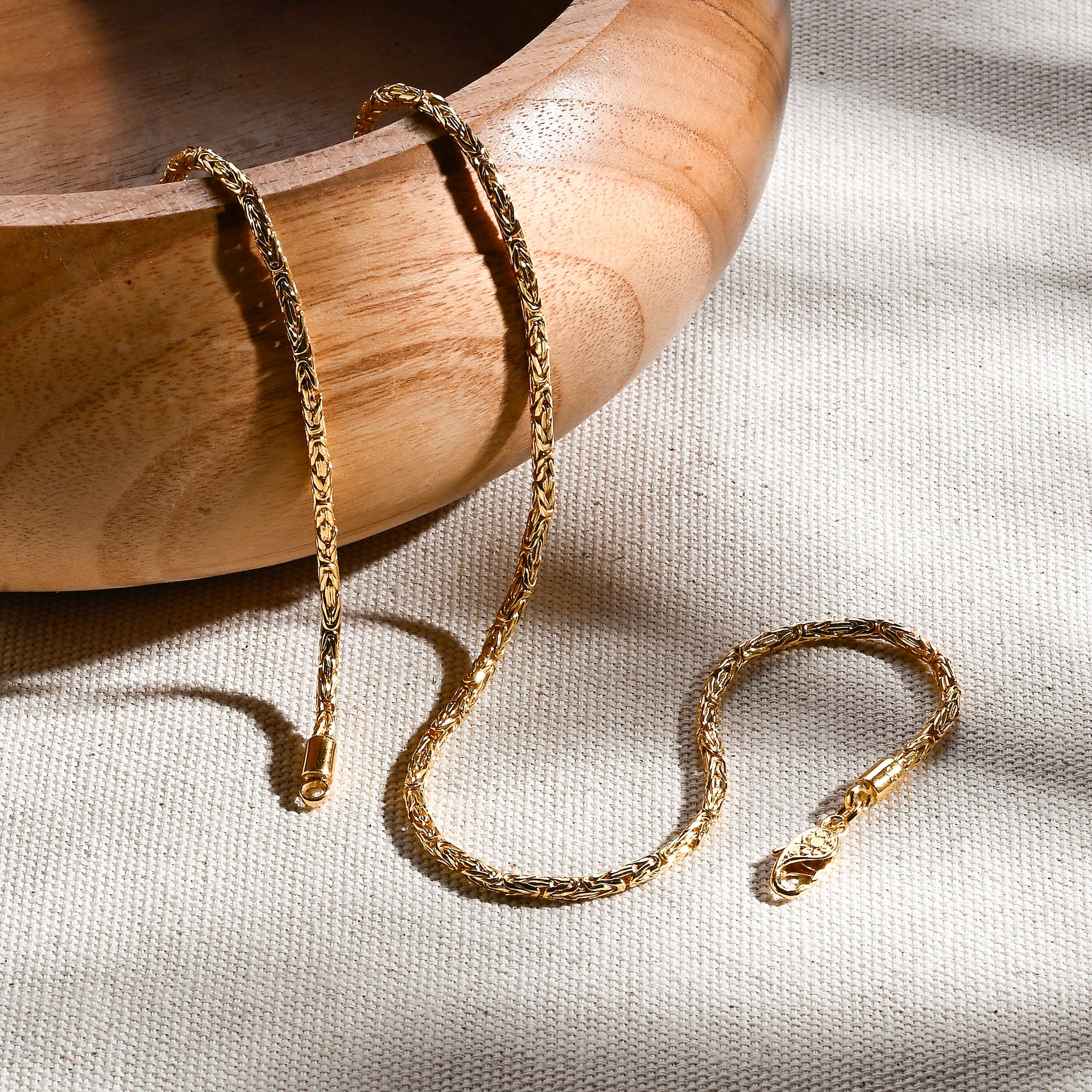 BIGGEST CLEARANCE BALI DEAL - D'Joy 22K Vermeil Yellow Gold Plated Sterling Silver Borobudur Necklace (Size - 20) with Lobster Clasp, 8484494 1