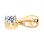 Luxuriant - Lab Grown Diamond Solitaire Pendant in 18K Vermeil Yellow Gold Plated Sterling Silver 0.25 Ct._8485194_4