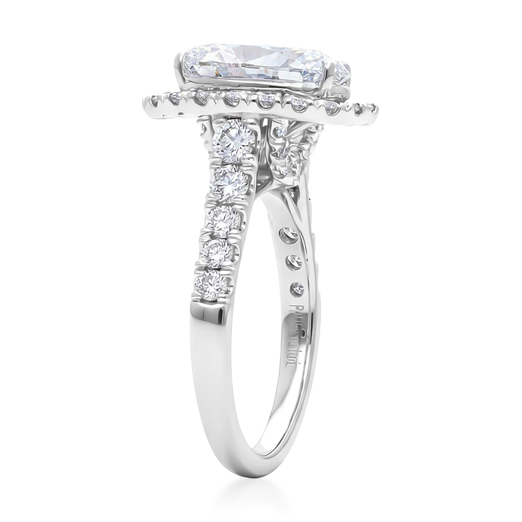 Luxuriant - 950 Platinum SGL Certified Lab Grown Diamond Ring 4.80 Ct, Platinum Wt. 7.00 Gms_8485302_3