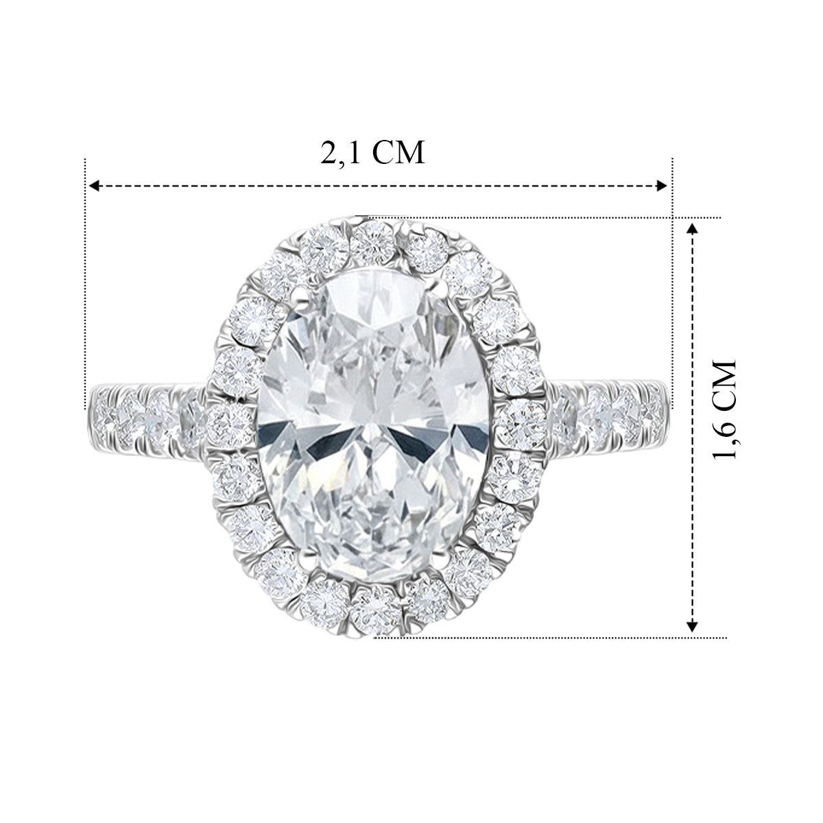 Luxuriant - 950 Platinum SGL Certified Lab Grown Diamond Ring 4.80 Ct, Platinum Wt. 7.00 Gms 8485302 6