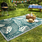 Livmore Indoor/Outdoor Rug 440 Gsm Mat (Size 120x180 Cm) - Teal_8486087_1